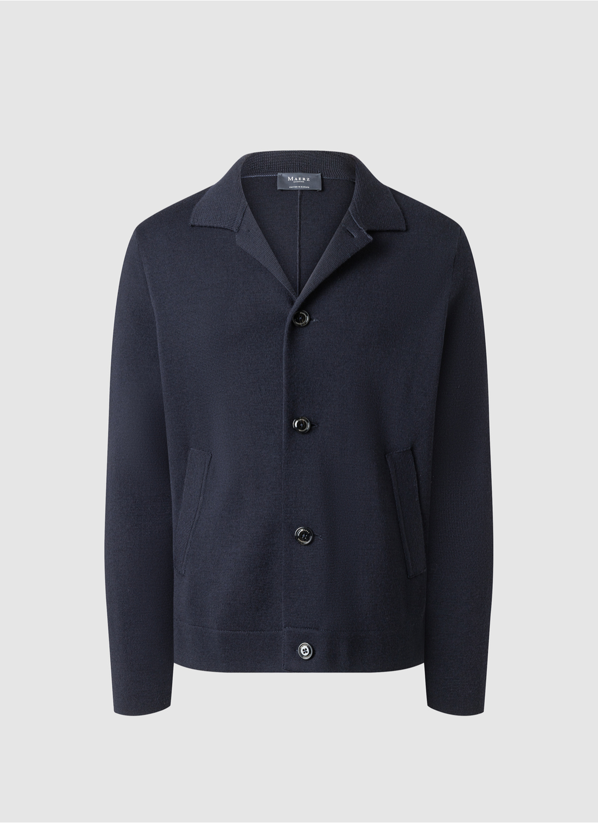 Strickjacke Knopf 1/1 Arm, Navy 