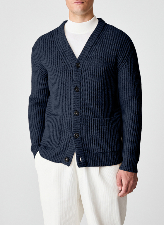 Cardigan  1/1 Arm Bright Night Frontansicht