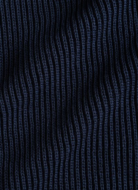 Strickjacke Knopf 1/1 Arm Navy Frontansicht