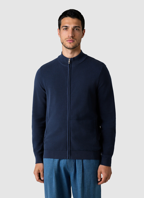 Strickjacke Zip 1/1 Arm width=