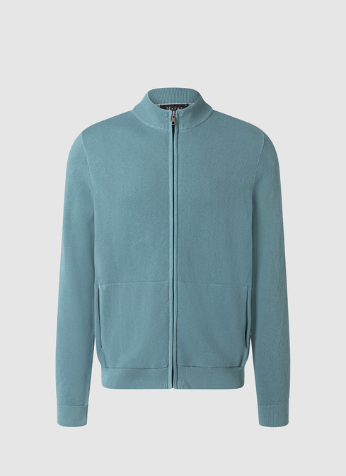 Strickjacke Zip 1/1 Arm width=