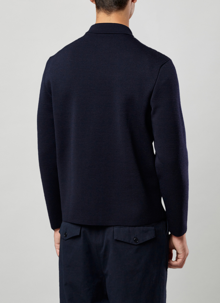 OVERSHIRT, Navy Rückansicht