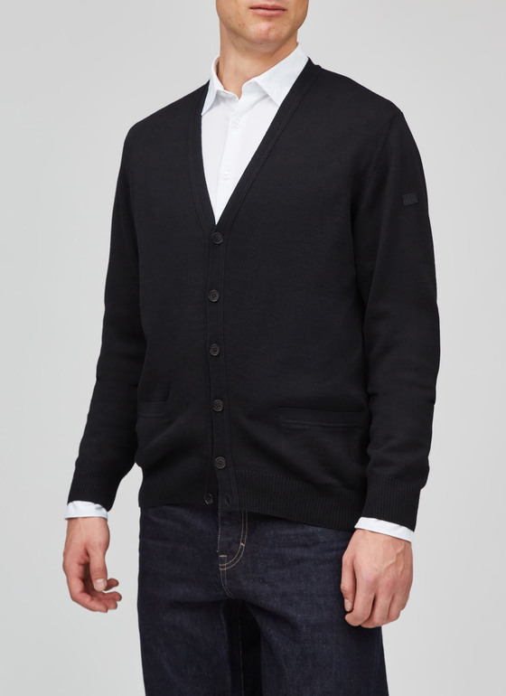 Cardigan Black Frontansicht