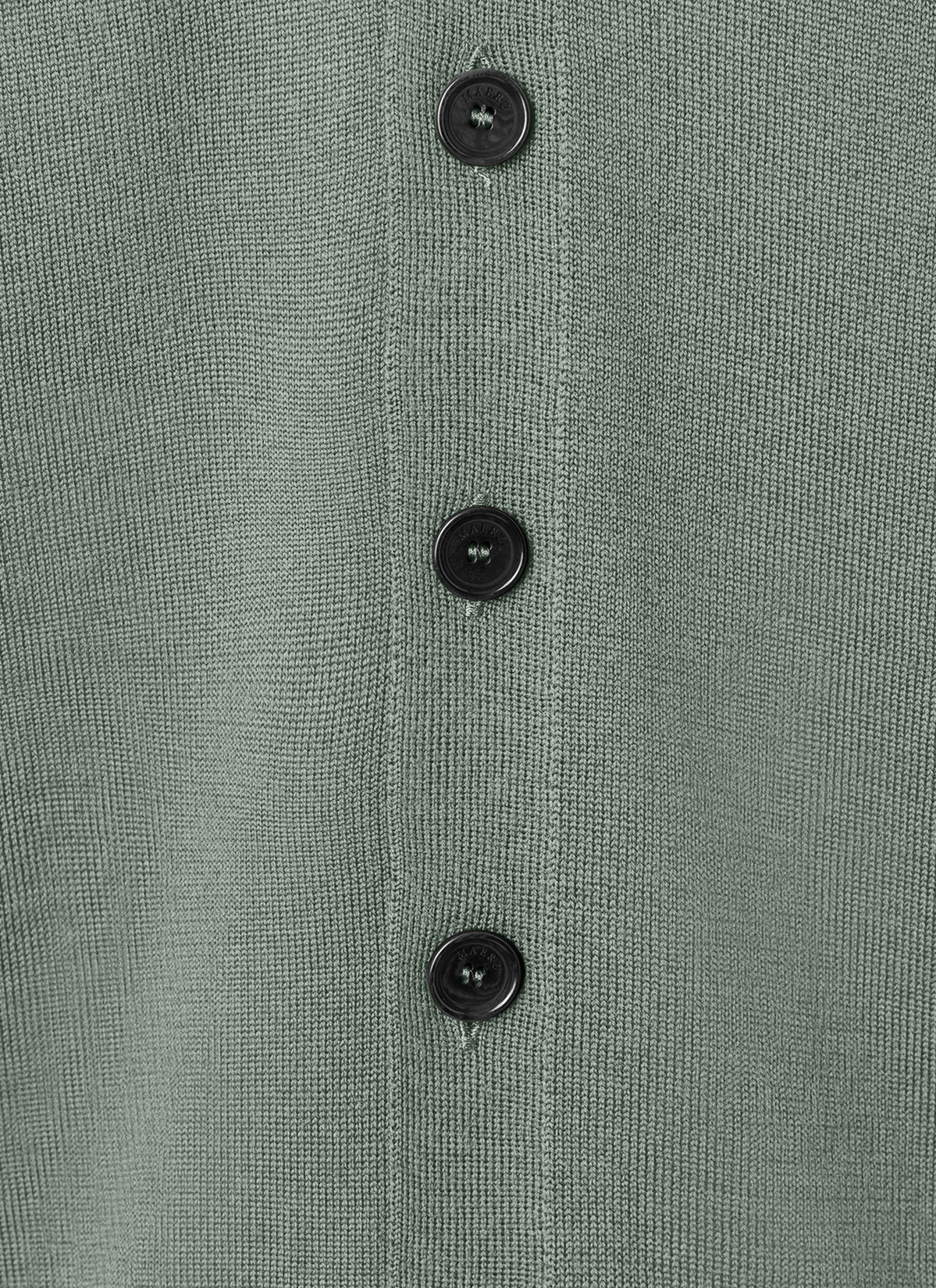 Superwash Strickweste Merinowolle, Foggy Teal Detailansicht 1