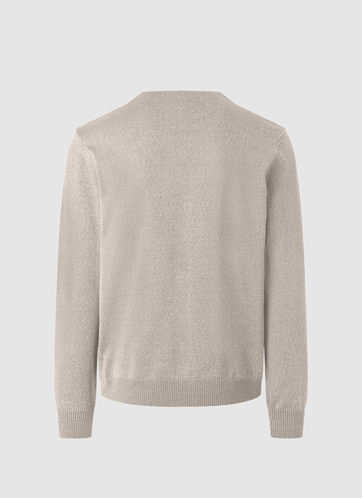 Strick Cardigan 1/1 Arm, Iced Latte Rückansicht