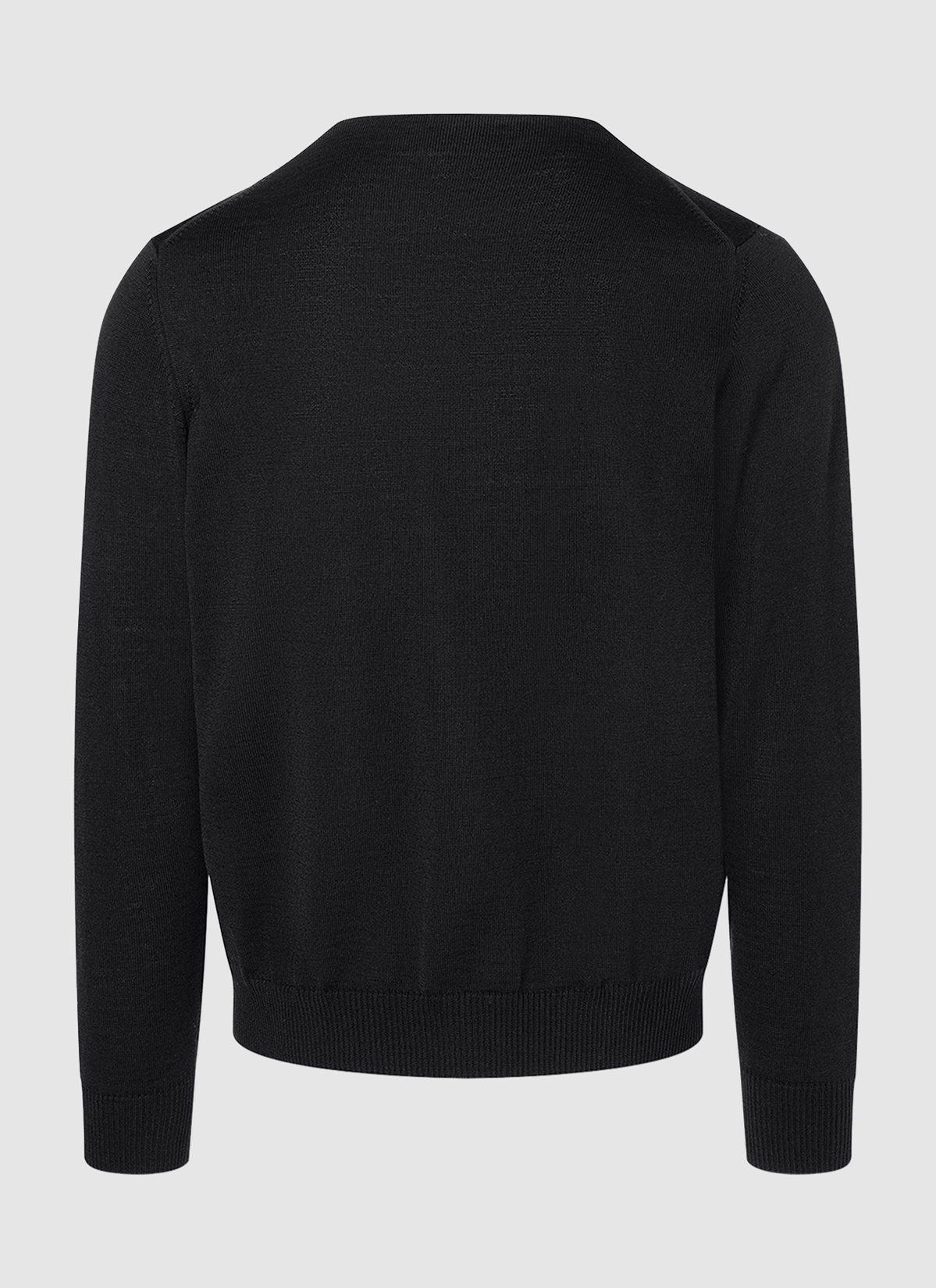 Strick Cardigan 1/1 Arm, Black Rückansicht