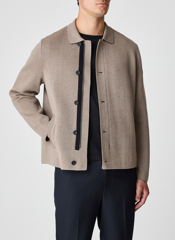 Strickjacke Knopf 1/1 Arm Twig Frontansicht