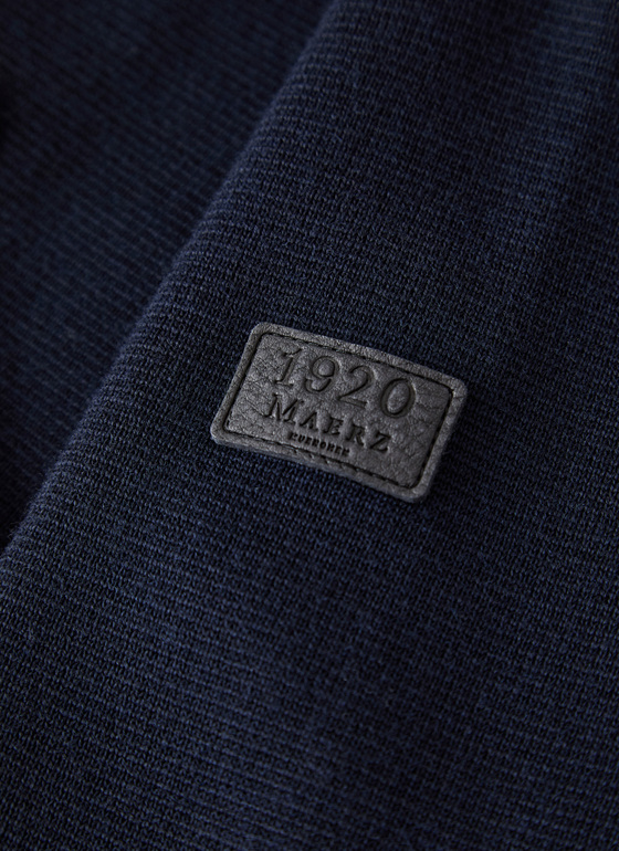 Strick Blazer Navy Frontansicht