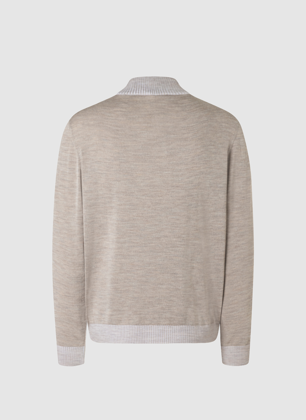 Strick Cardigan 1/1 Arm, Iced Latte Rückansicht