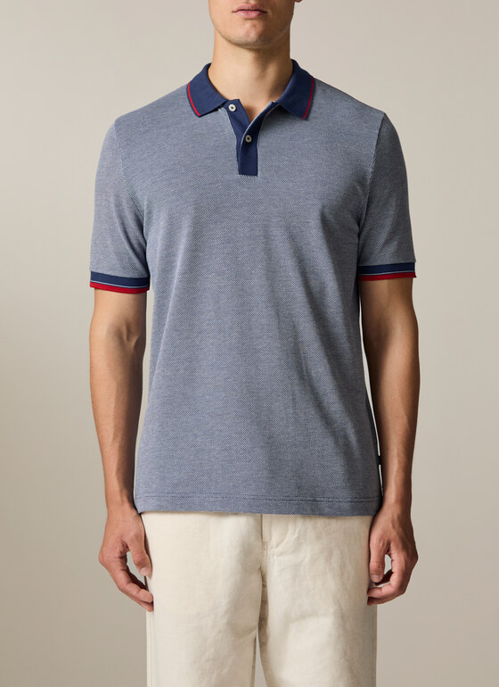 Poloshirt Deep Sea Frontansicht