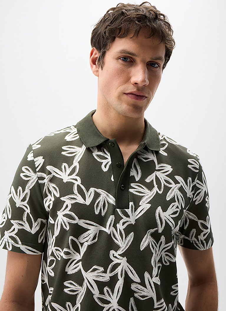 Shirt Polohemd, Grape Leaf Frontansicht