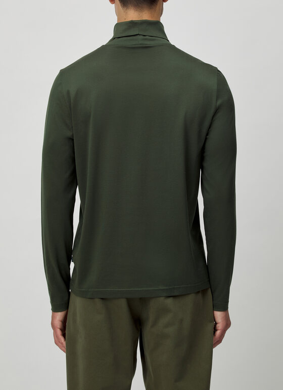 Longsleeve 1/1 Arm Dark Green Frontansicht