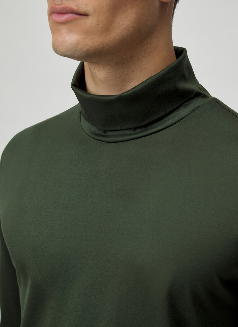 Longsleeve 1/1 Arm, Dark Green Detailansicht 1