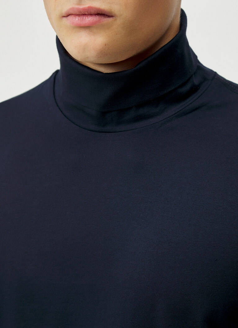 Longsleeve 1/1 Arm, Navy Detailansicht 2