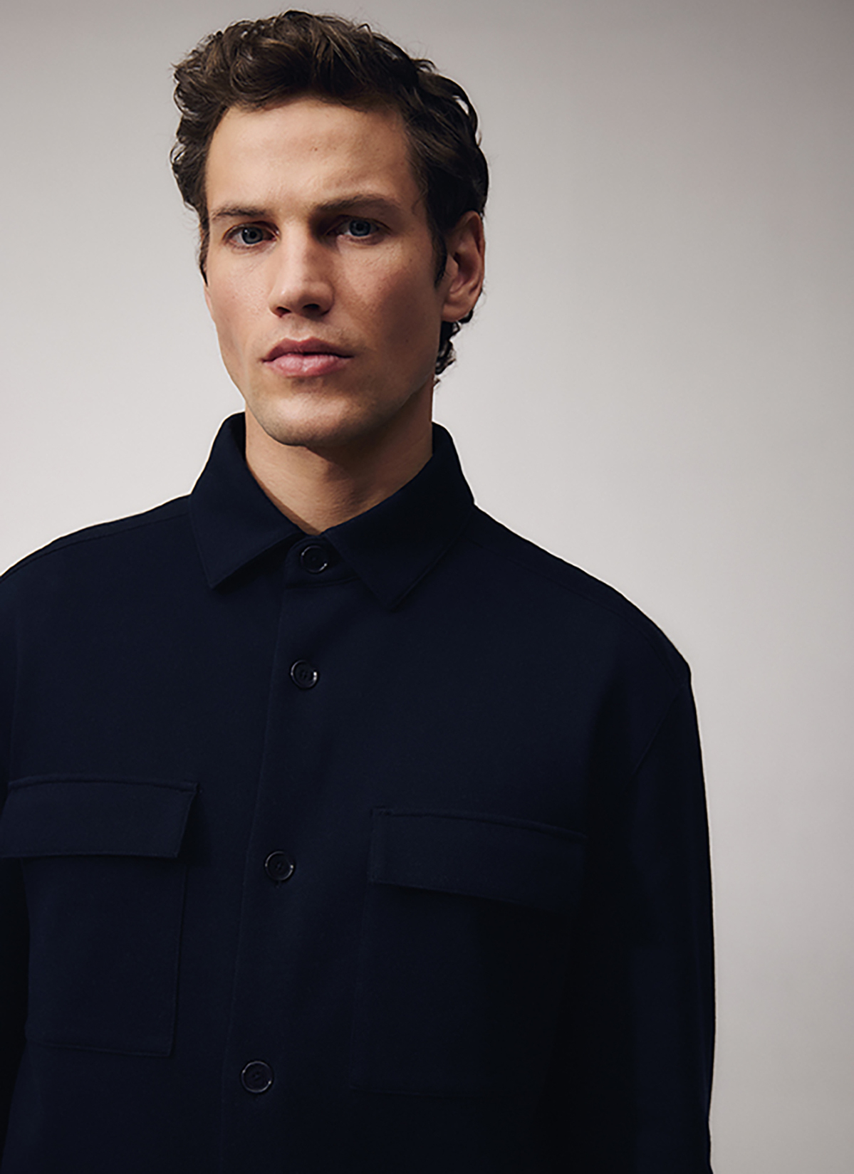 Jacke Wirk, Navy Frontansicht