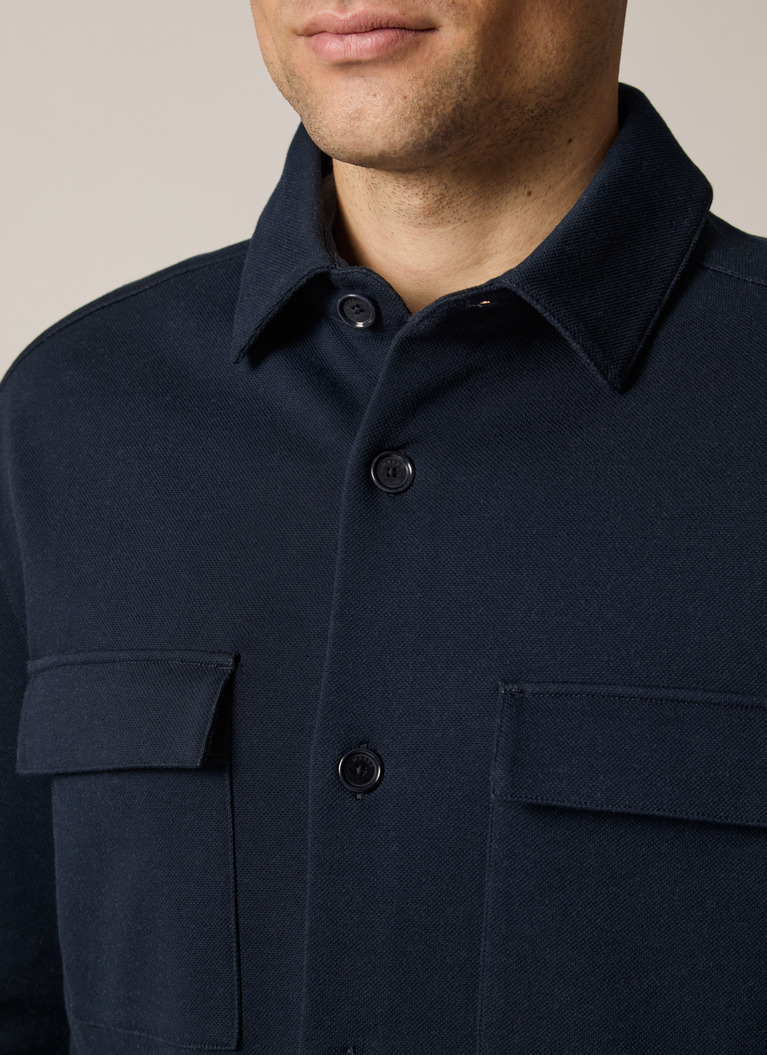 Jacke Wirk, Navy Detailansicht 1