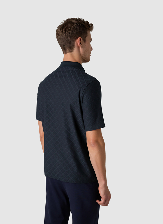 Poloshirt Navy Frontansicht
