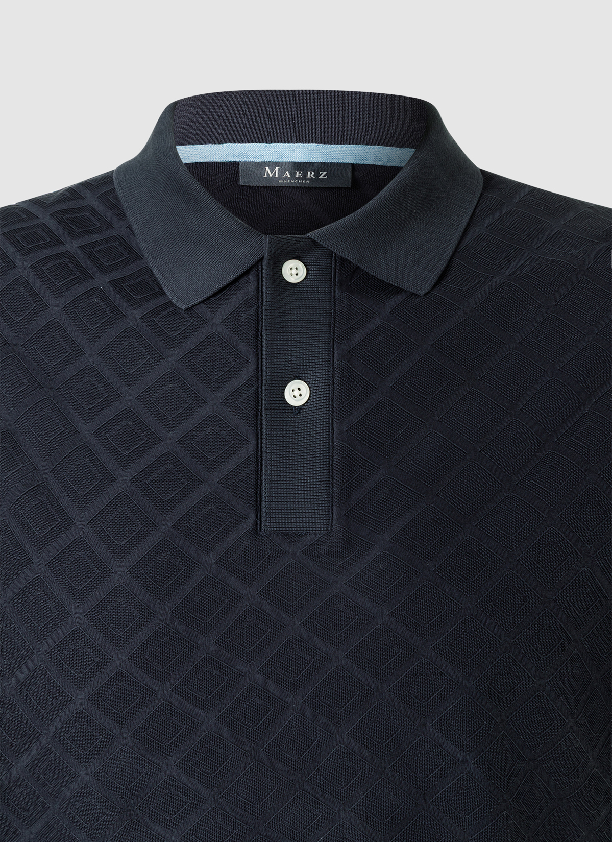 Poloshirt, Navy Detailansicht 1