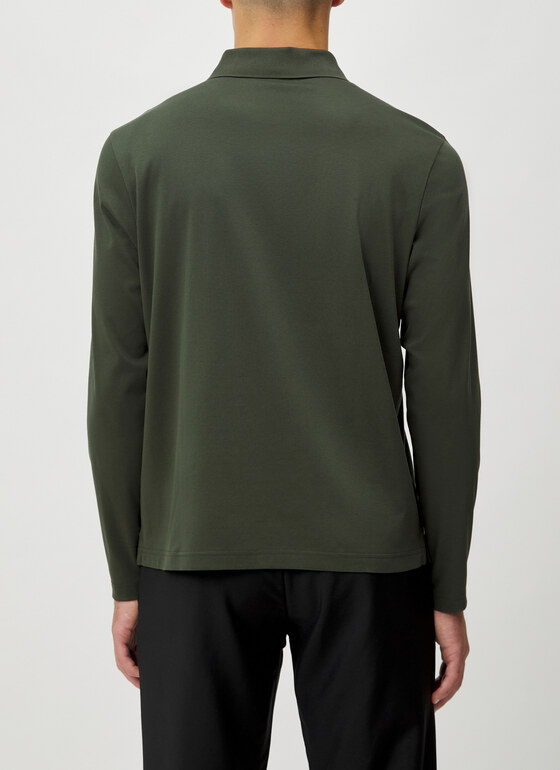 Poloshirt Dark Green Frontansicht