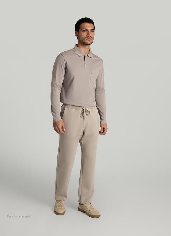 Poloshirt 1/1 Arm Cedar Wood Frontansicht