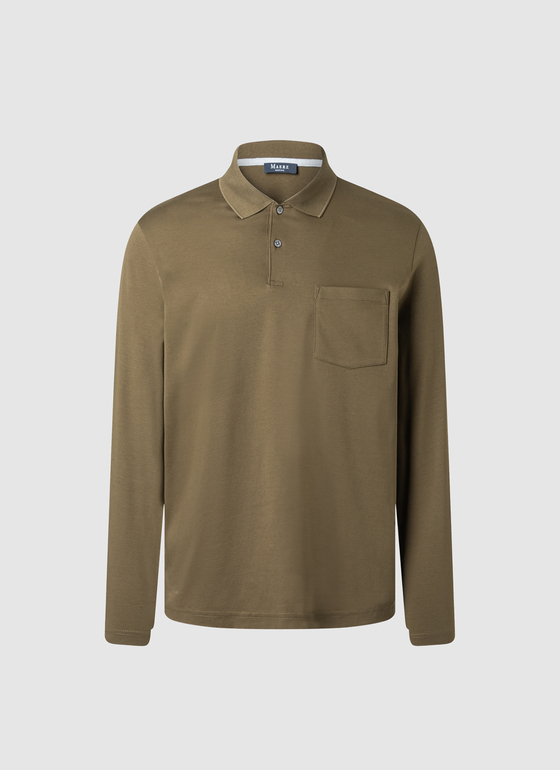 Poloshirt 1/1 Arm Fresh Herbs Frontansicht