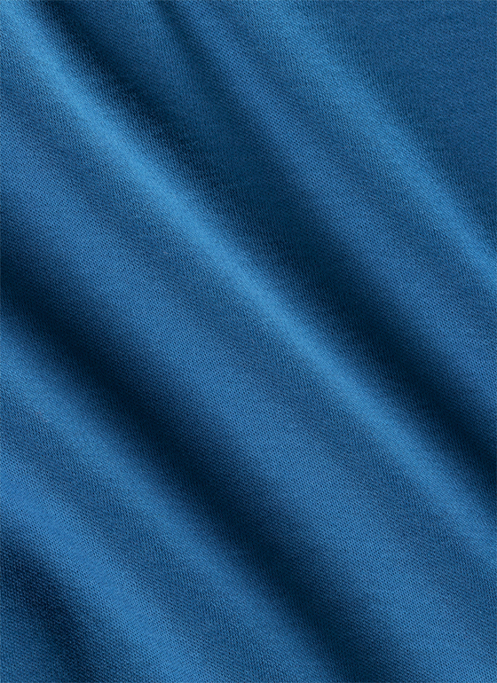 Poloshirt 1/1 Arm Medium Blue Frontansicht