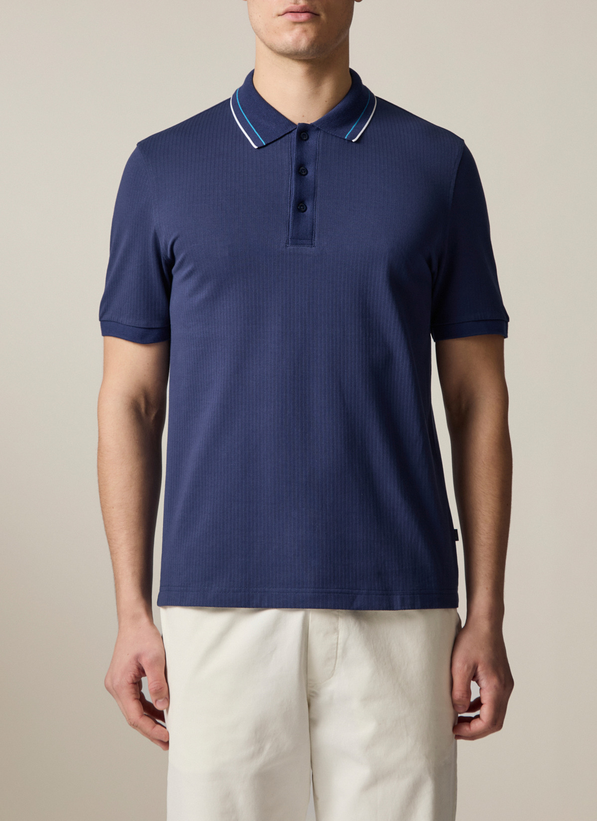 Poloshirt, Deep Sea Detailansicht 1