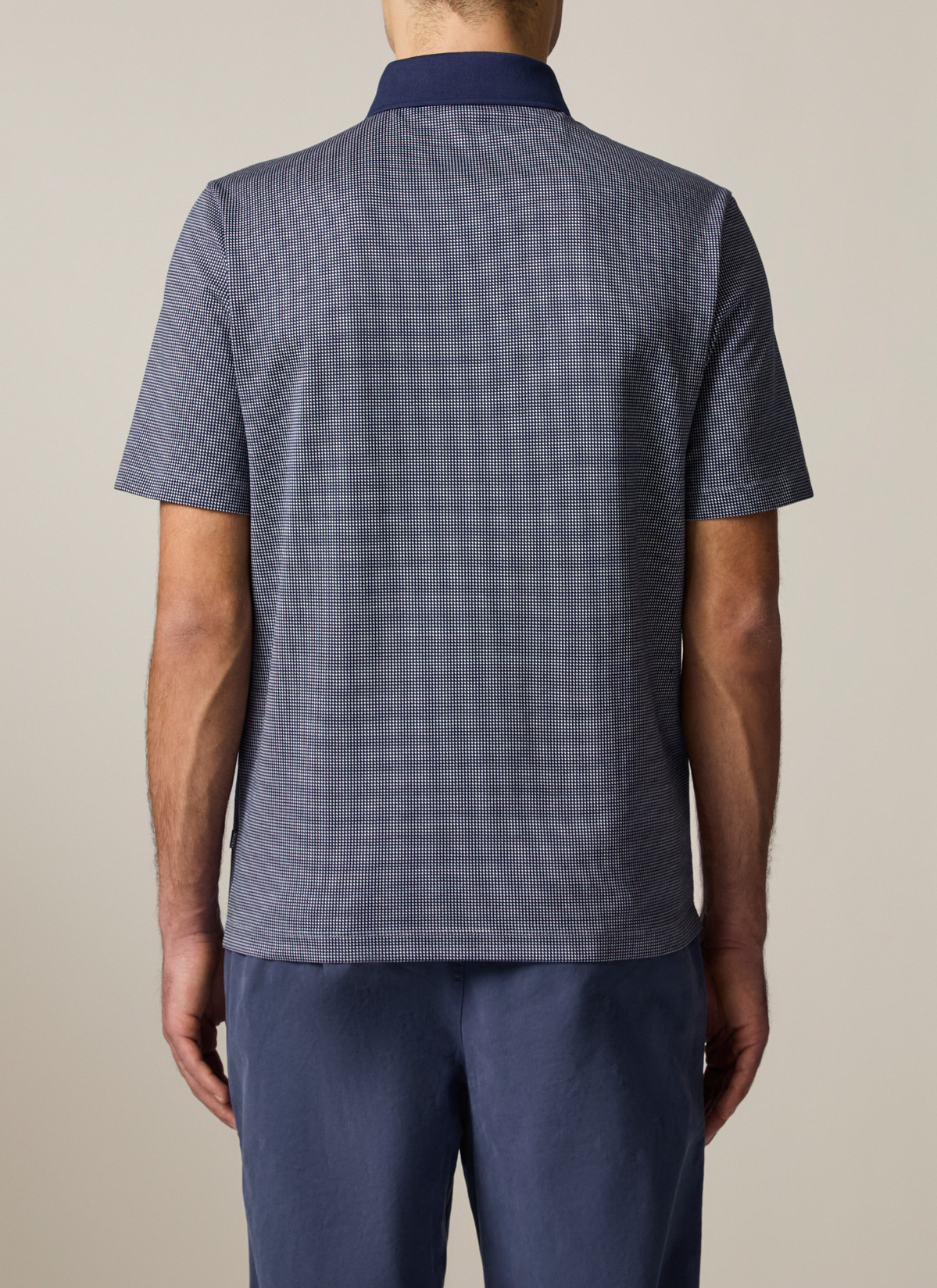 Poloshirt, Deep Sea Rückansicht