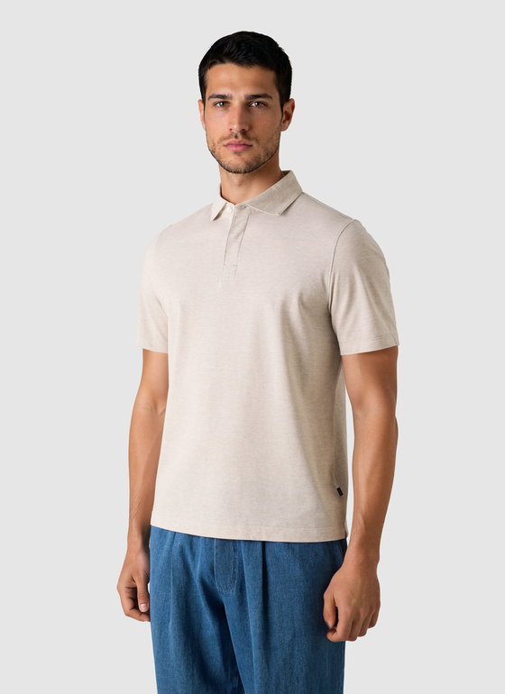 Poloshirt Frappuccino Frontansicht