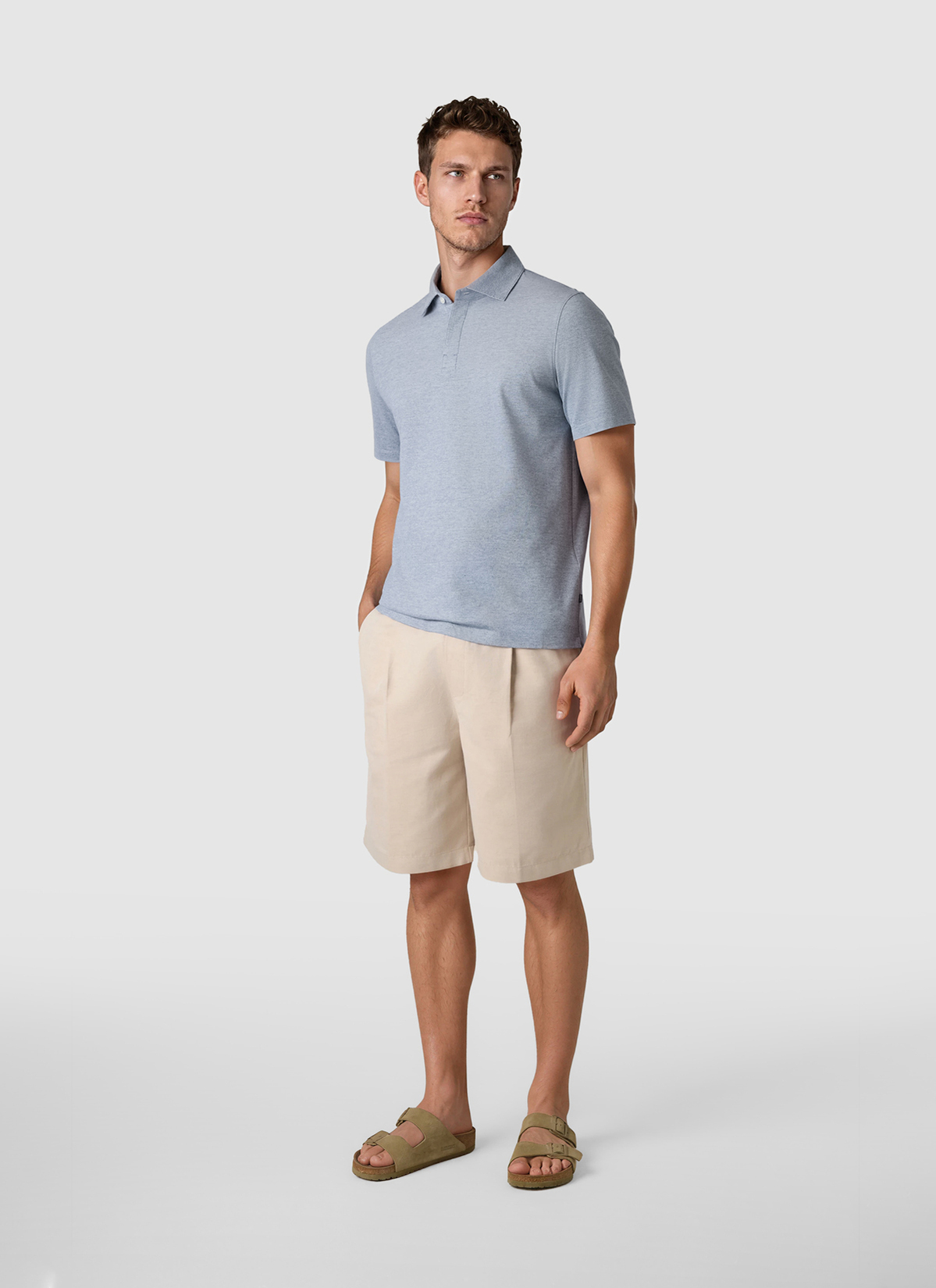 Poloshirt, Deep Sea Detailansicht 2