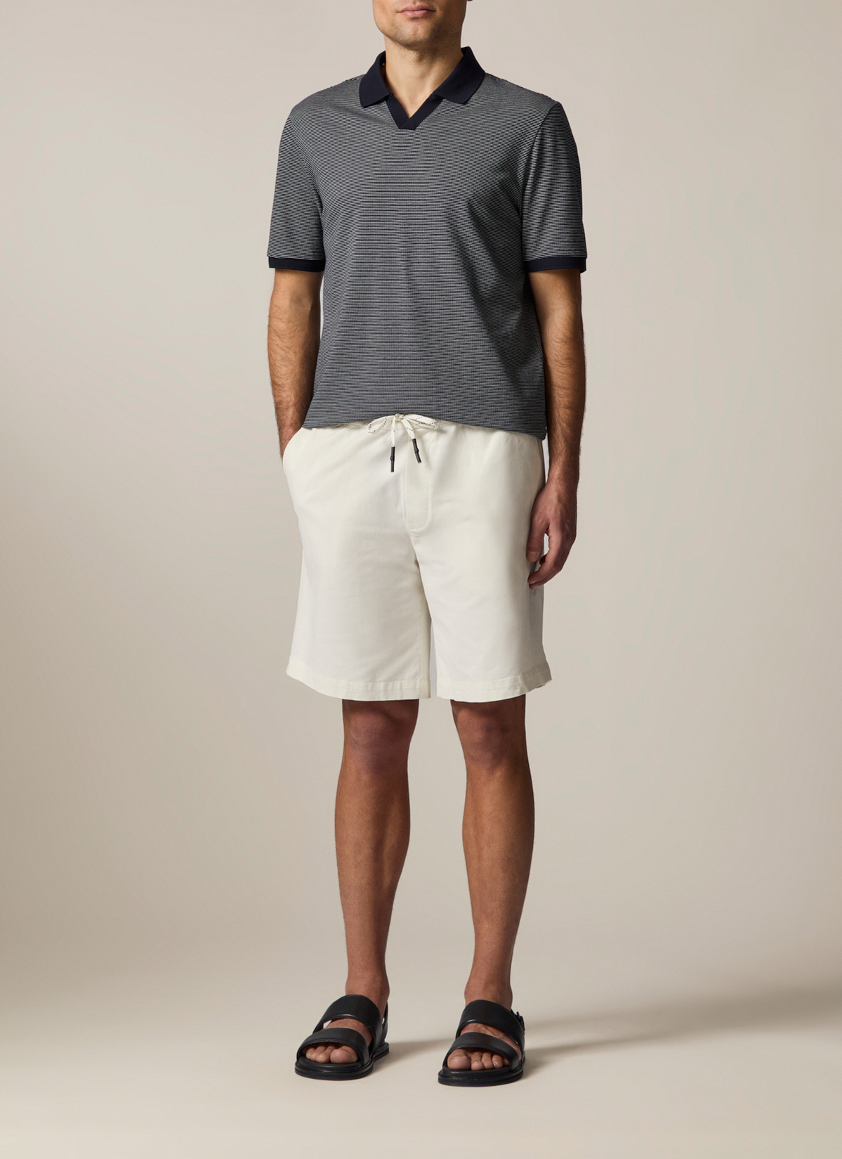 Poloshirt, Navy Detailansicht 2