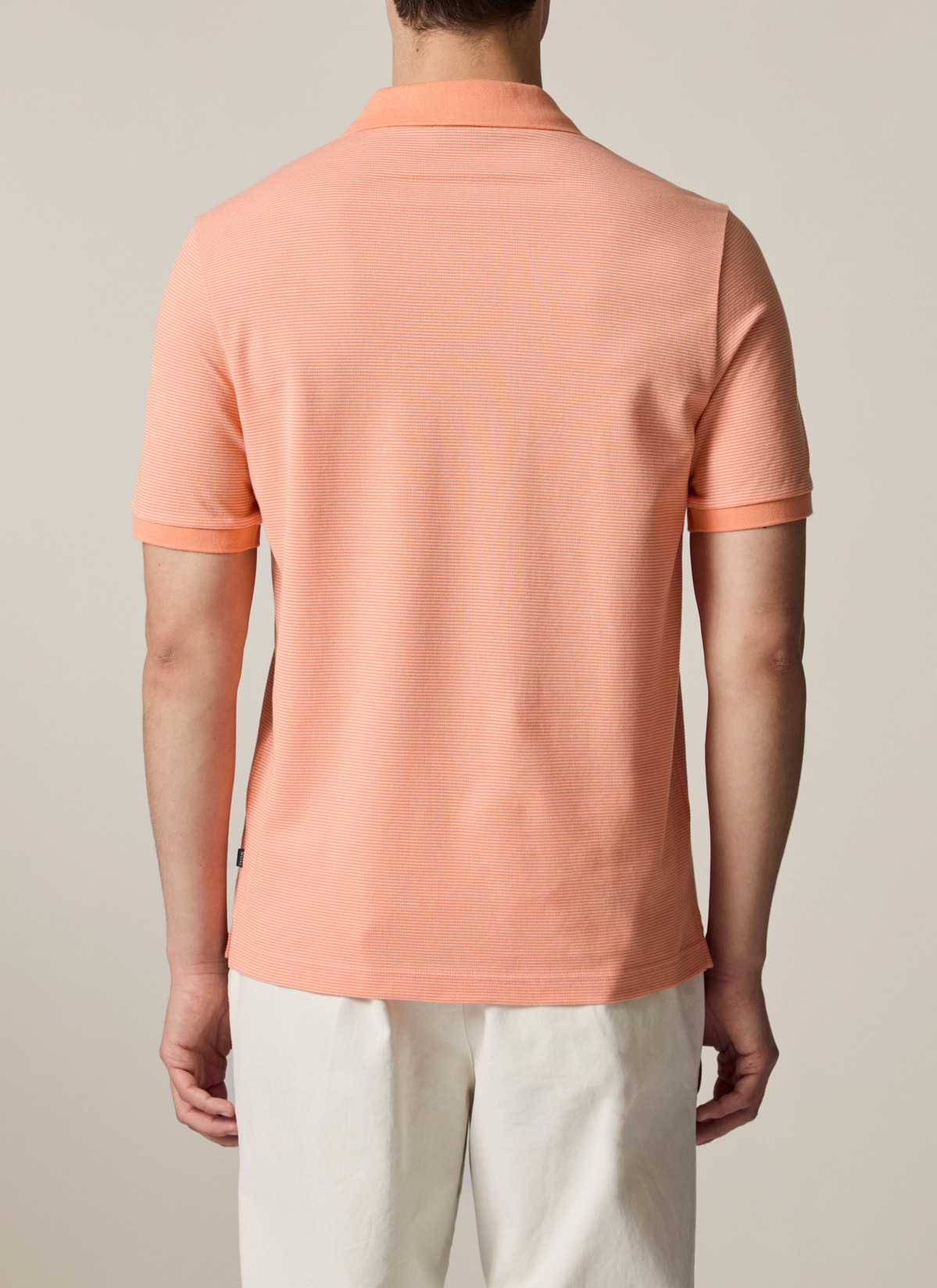Poloshirt, Fresh Papaya Rückansicht