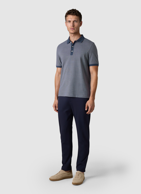 Poloshirt Dawn Blue Frontansicht