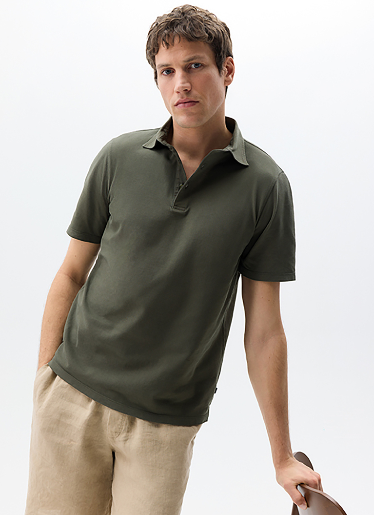Poloshirt, Grape Leaf Frontansicht