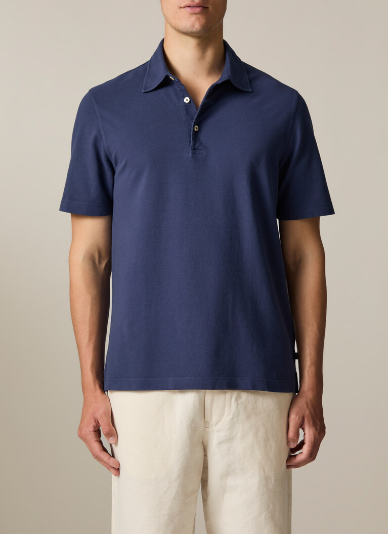Poloshirt, Deep Sea Detailansicht 1