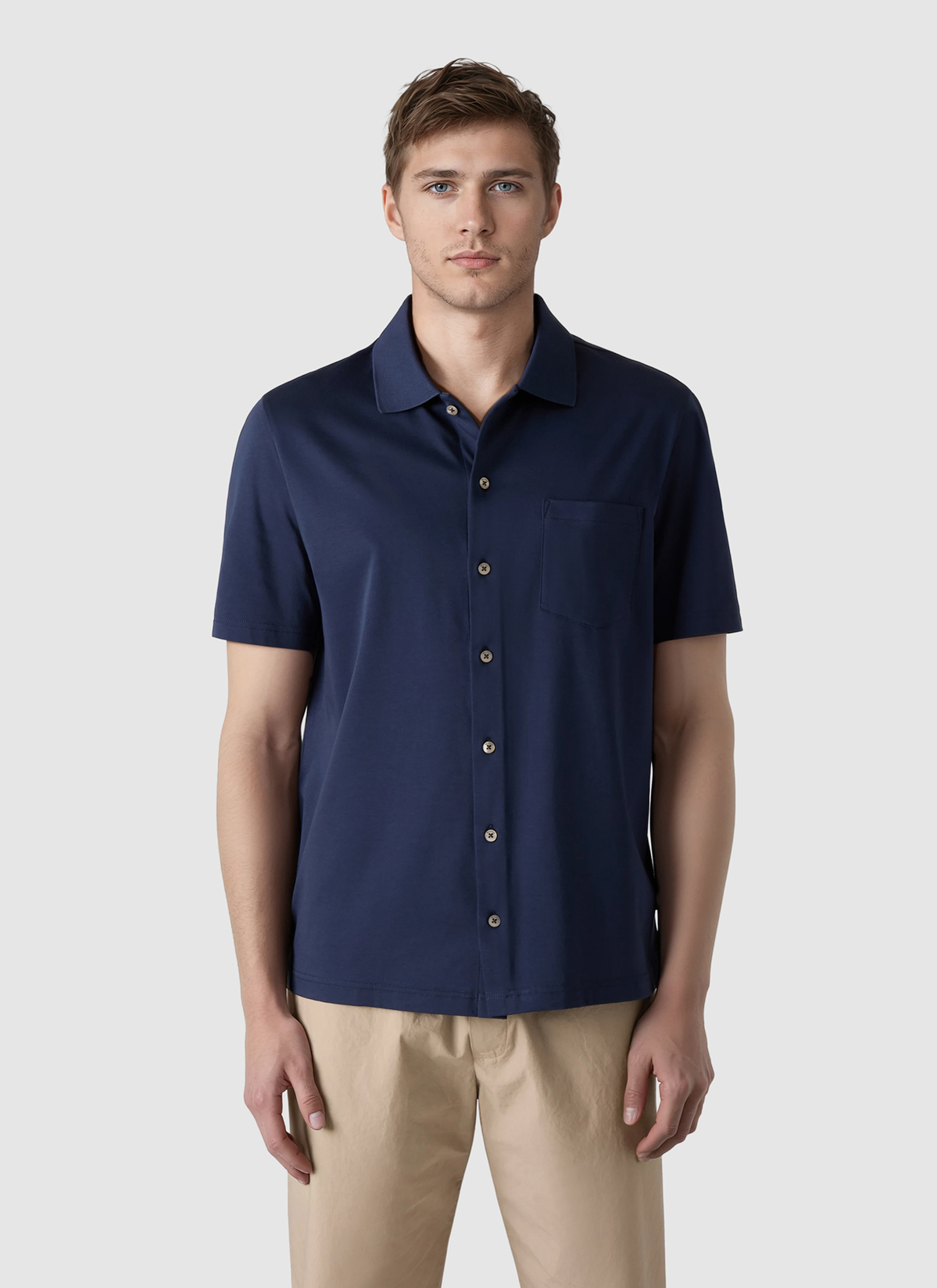 T-Shirt, Dawn Blue Detailansicht 2