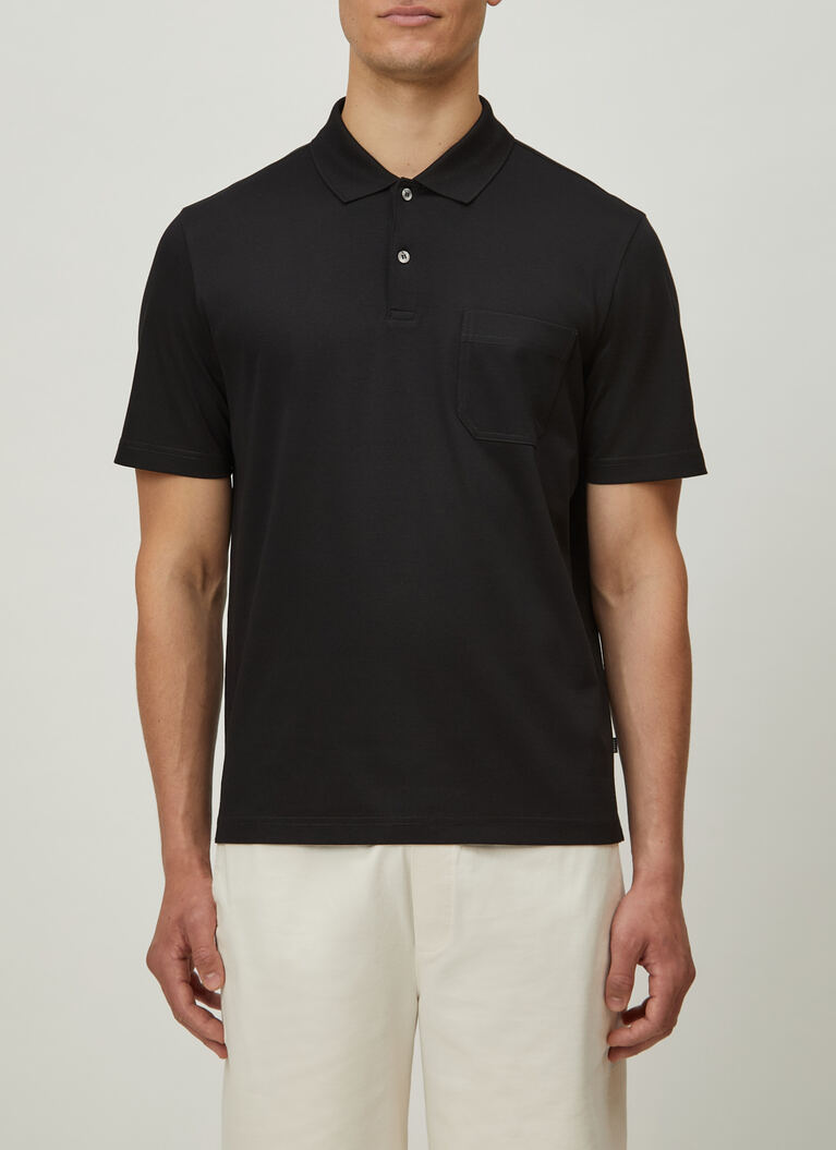 Poloshirt, Black Detailansicht 1