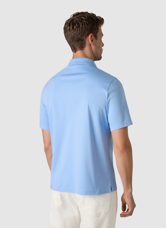 Poloshirt Blue Sky Frontansicht