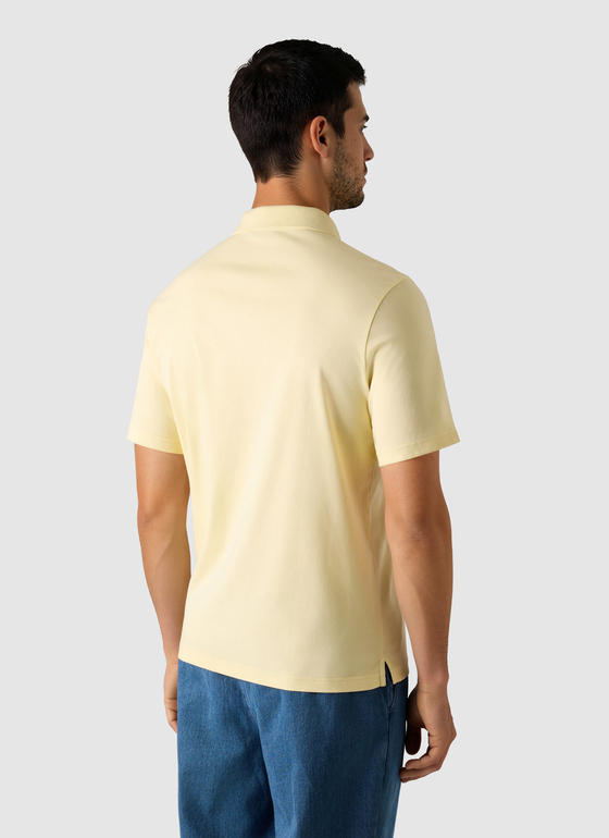 Poloshirt Light Yellow Frontansicht