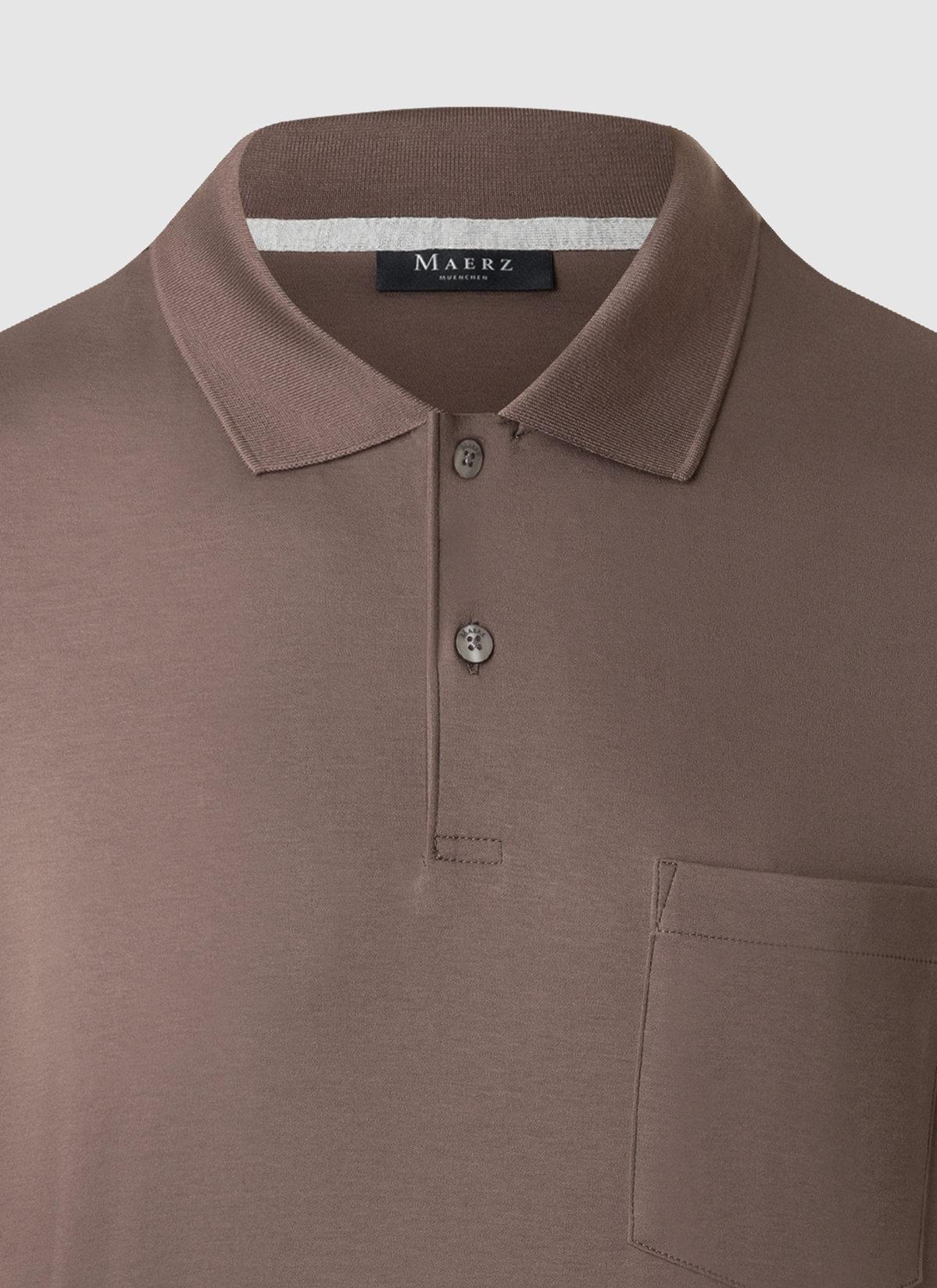 Poloshirt, Pale Brown Detailansicht 1