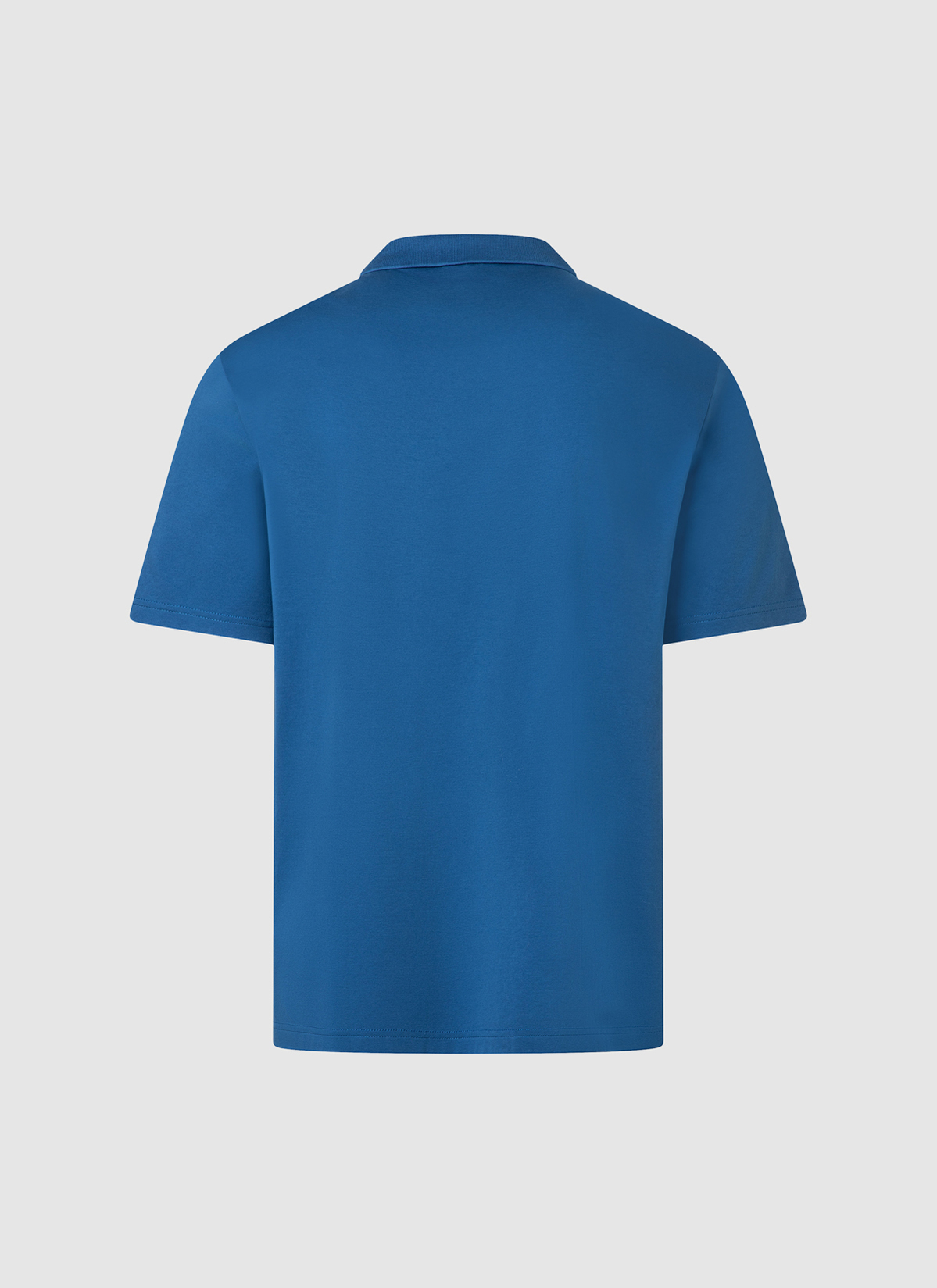 Poloshirt, Medium Blue Rückansicht