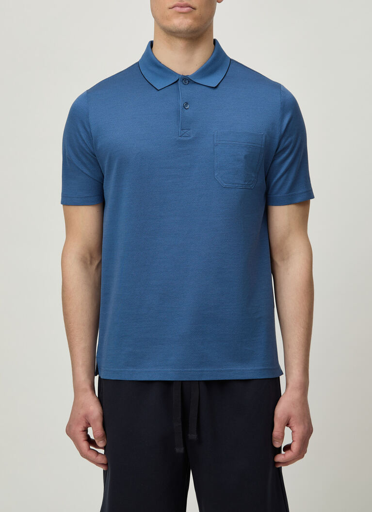 Shirt Polohemd, Blue Grape Detailansicht 1