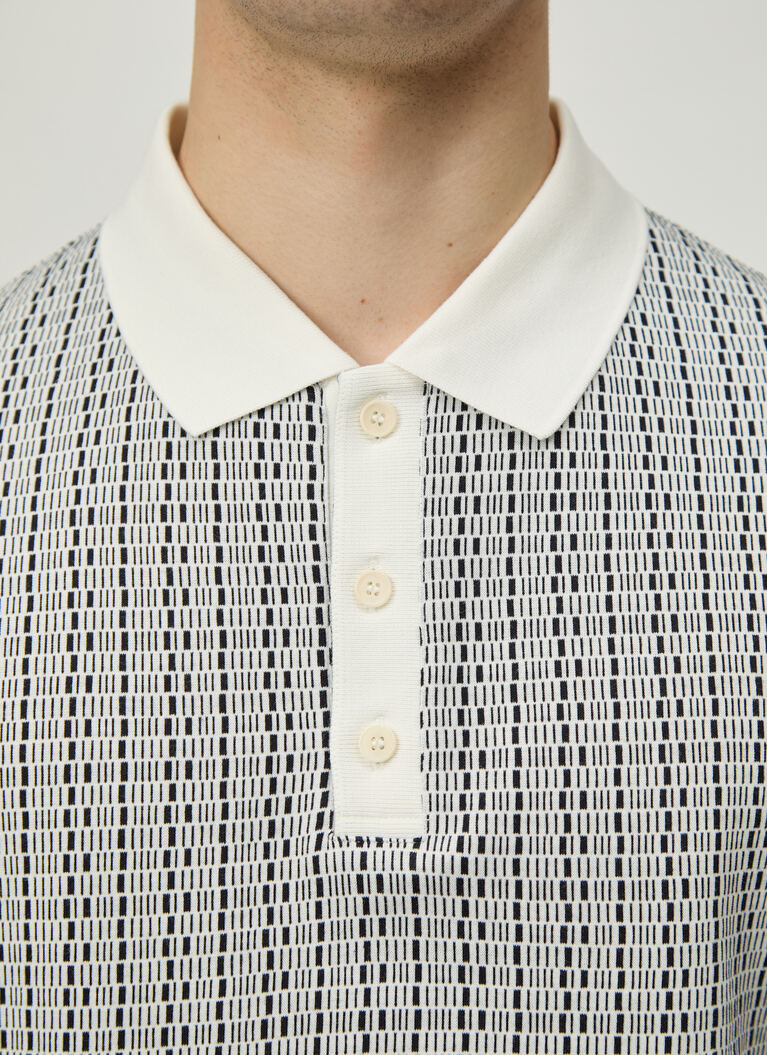 Poloshirt, Off White Detailansicht 2