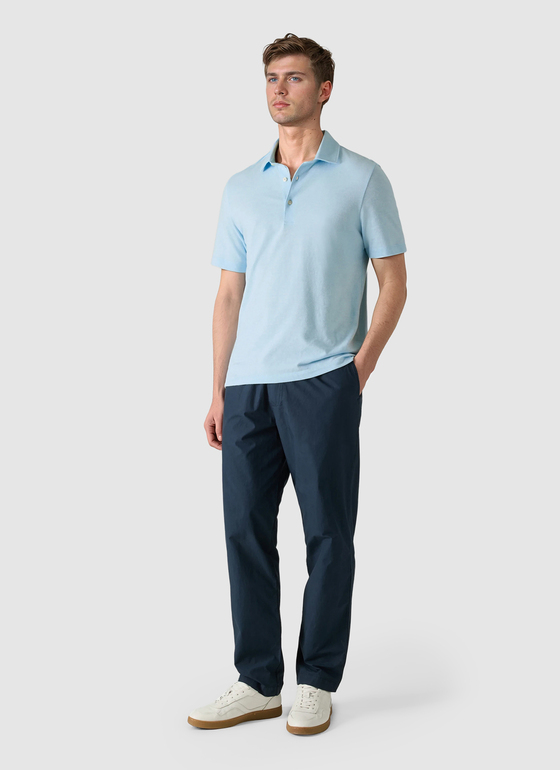 Poloshirt Bright Aqua Frontansicht