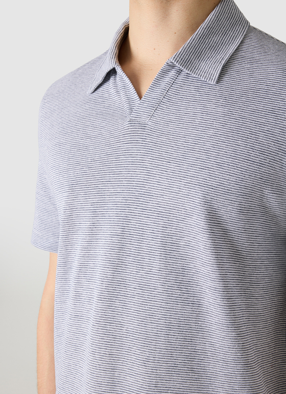 Poloshirt Navy Frontansicht