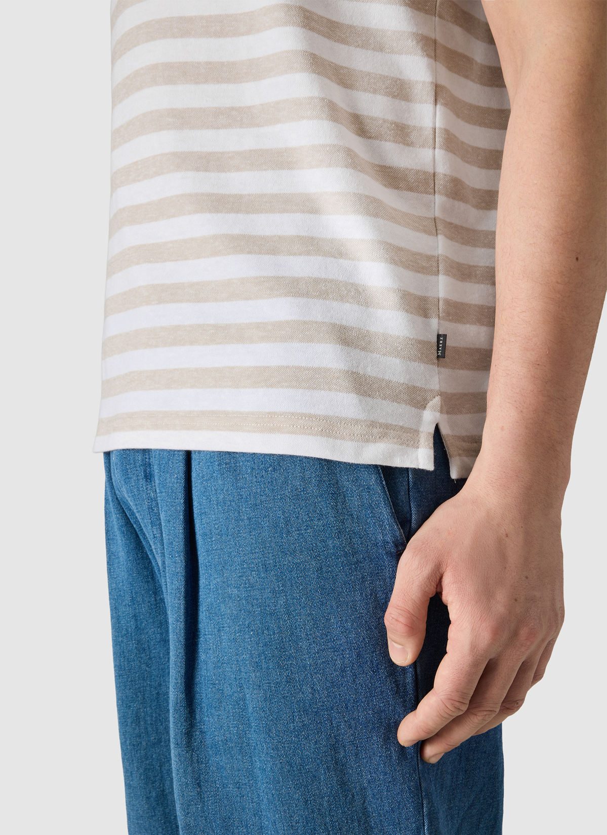 T-Shirt Rundhals 1/2 Arm, Frappuccino Detailansicht 1