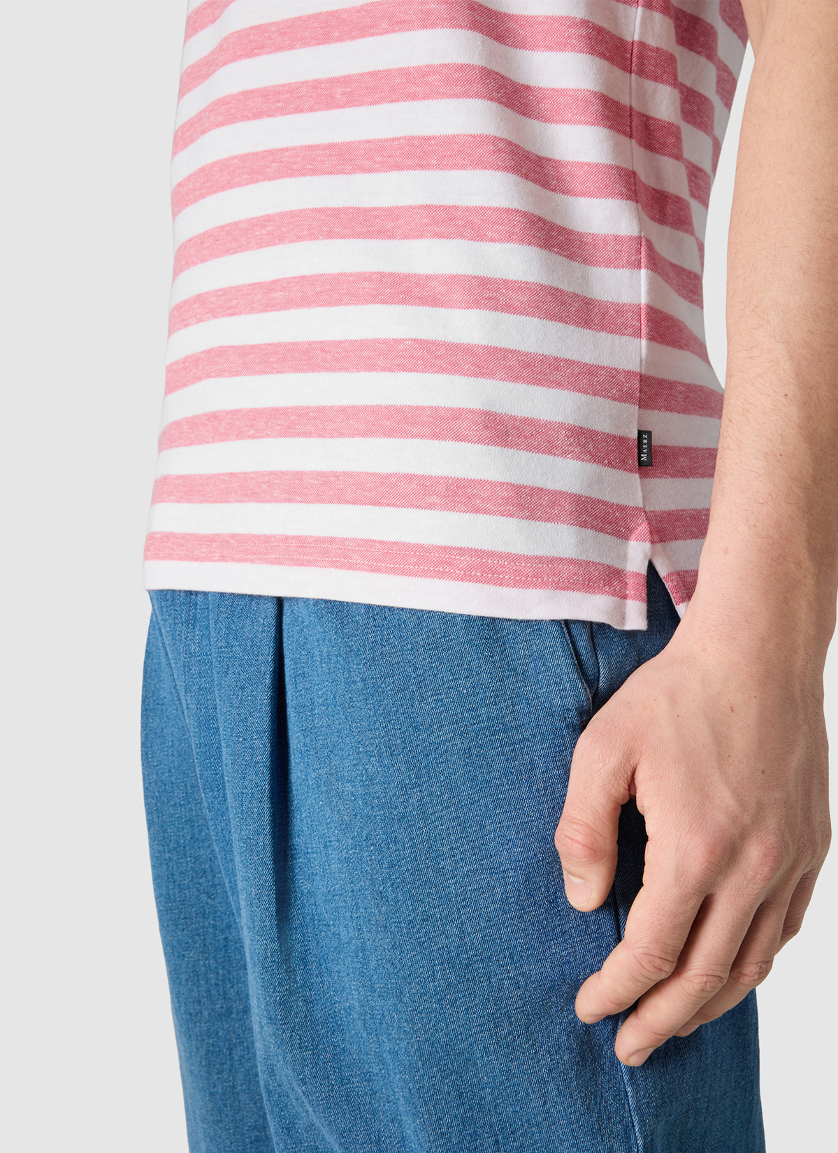 T-Shirt Rundhals 1/2 Arm, Shiny Flamingo Detailansicht 1