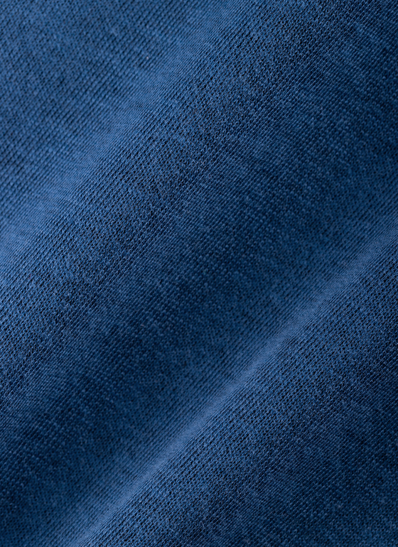 T-Shirt Rundhals 1/2 Arm Medium Blue Frontansicht