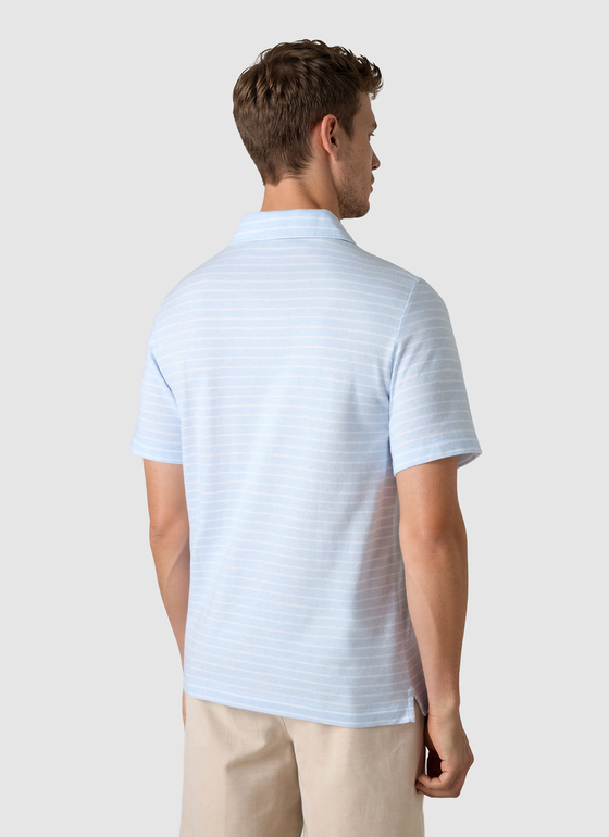 Poloshirt Blue Breeze Frontansicht