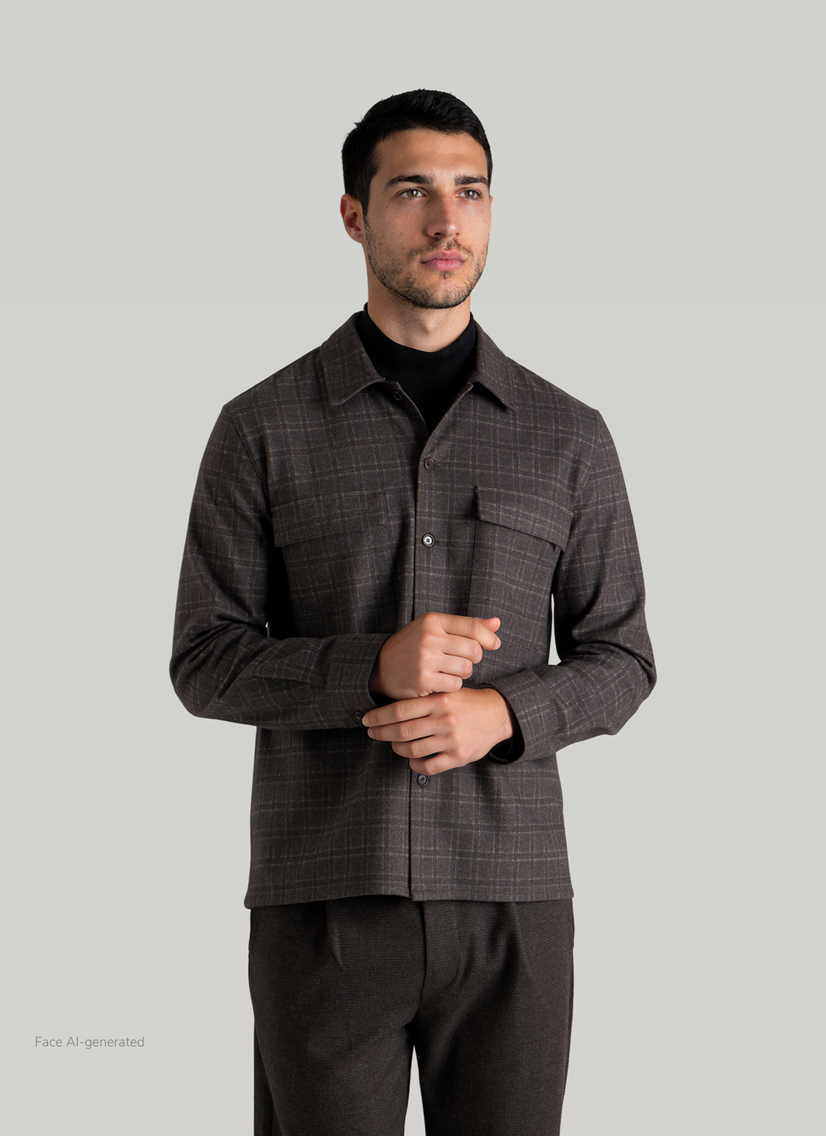 Overshirt, Brownie Frontansicht
